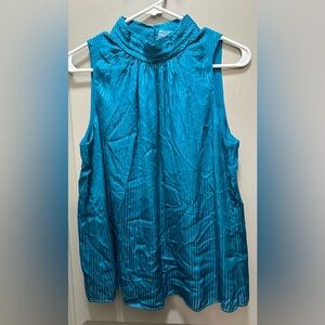 WHBM Size S Sleeveless Dressy High Neck Top NWT